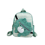 Cartable Brodé Prénom Bleu Ciel