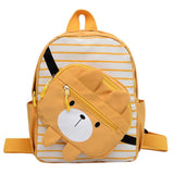 Cartable Brodé Prénom Orange