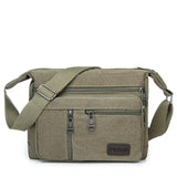 Sac Bandoulière Cartable Kaki