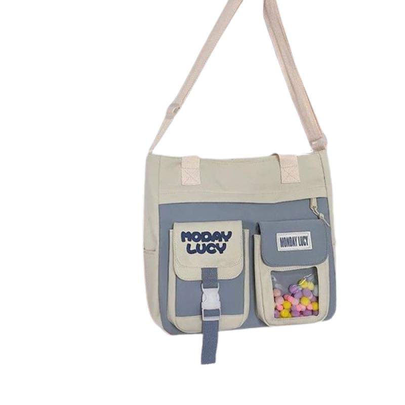 Karactermania MICKEY & MINNIE PADDING SQUARE - Sac Bandoulière - Minnie Face Pink/rose Clair