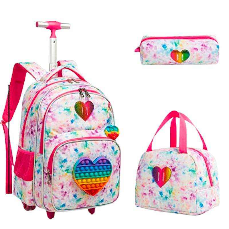 Fille Primaire Cartable Fille à Roulettes Fille Primaire Cartable Cp A