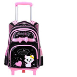 Cartable À Roulettes Chat Noir