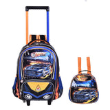 Cartable À Roulettes Garçon Bleu