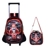 Cartable À Roulettes Garçon Rouge