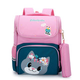 Cartable Chat Maternelle Bleu