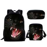 Cartable Chat Noir Agressif