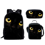 Cartable Chat Noir Yeux