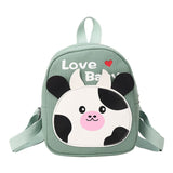 Cartable Enfant Maternelle Vache Vert