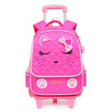 Cartable Fille À Roulettes Rose