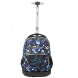 Cartable Fille Roulette Noir Et Bleu