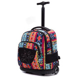 Cartable Fille Roulette Noir Et Orange