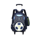 Cartable Foot Roulette Bleu Marine