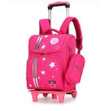 Cartable Maternelle Roulette Rose Flash