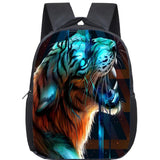 Cartable Maternelle Tigre Bleu