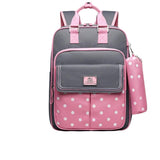 Cartable Primaire Fille Rose Et Gris