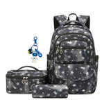 Cartable Sac À Dos Fille Étoiles - Noir