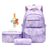 Cartable Sac À Dos Fille Étoiles - Violet