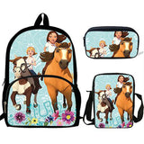 Cartable Spirit Duo De Chevaux - Bleu Ciel