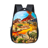 Dinosaure Cartable Volcan