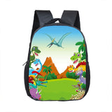 Sac À Dos Dino Plaine Avec Volcan