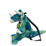 Sac À Dos Peluche Dinosaure Bleu