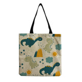 Sac Bandoulière Dinosaure Dinos Bleu Et Vert