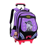 Cartable À Roulette Fille CM1 Violet