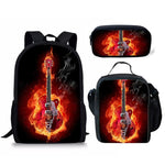 Cartable Guitare Rouge