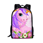 Sac À Dos Licorne Adulte Fleuri