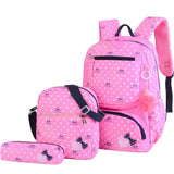 Cartable À Pois Rose