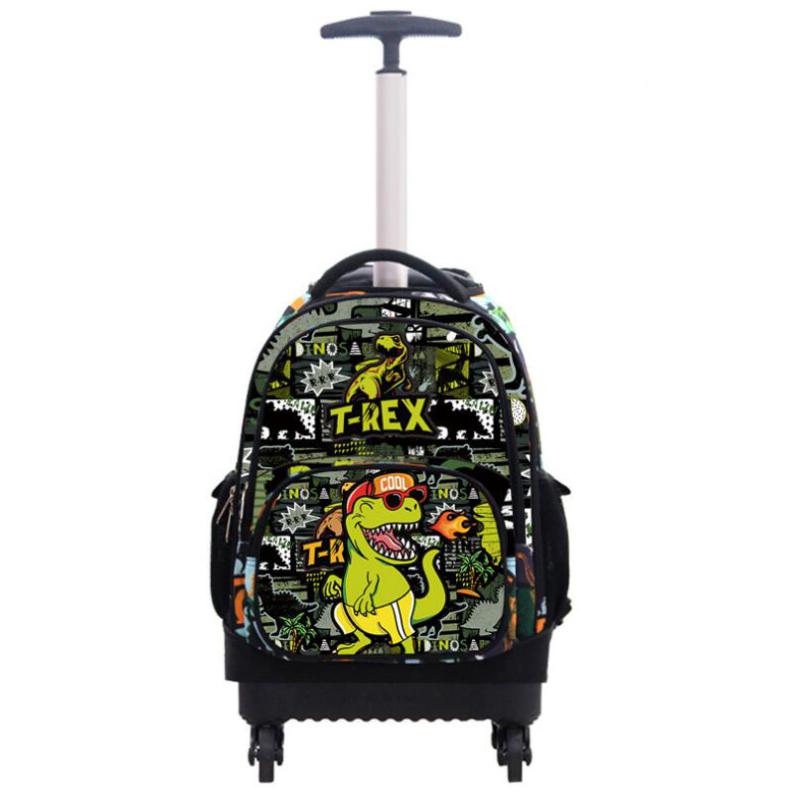 cartable dinosaure Ã  roulette