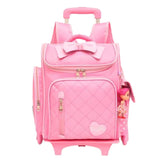 Cartable À Roulettes Fille CP Rose Clair