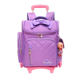 Cartable À Roulettes Fille CP Violet