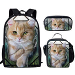 Cartable Chatons Chat Roux
