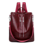 Cartable Cuir Rouge