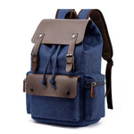 Cartable Cuir Vintage Bleu