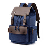 Cartable Cuir Vintage Bleu