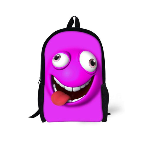 Cartable Emoji Violet