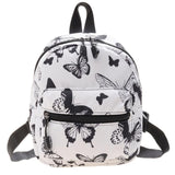 Cartable Enfant Fille Papillons Noir Et Blanc