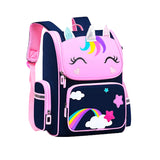 Cartable Fille CE1 Licorne Bleu