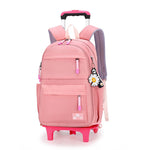 Cartable Fille CP Roulette Rose Clair