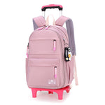 Cartable Fille CP Roulette Rose Pâle