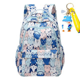 Cartable Kawaii Bleu