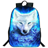 Cartable Maternelle Loup Roses