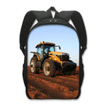 Cartable Motif Tracteur Jaune