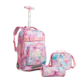 Cartable Roulette Licorne Rose