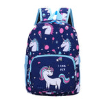 Cartable Sac À Dos Licorne Bleu