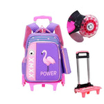 Cartable Trolley Fille Violet