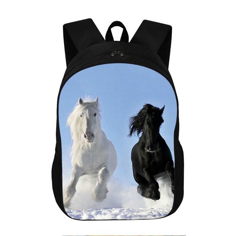 Cartable Sac Sac A Dos Ecole Cheval Cheval Et Son Poulain Sac A
