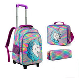 Sac À Roulette Licorne Licorne Crinière Bleue